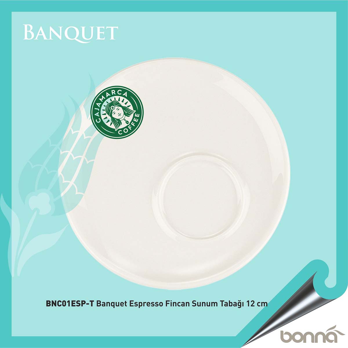 Banquet Espresso Fincan Sunum Tabağı 12 cm