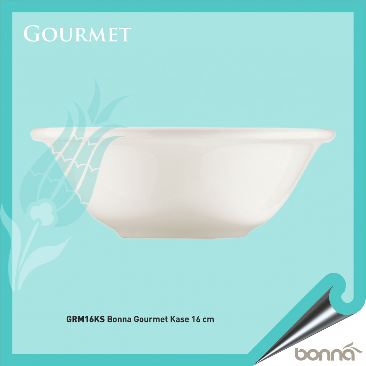 Baskılı Bonna Gourmet Kase 16 cm