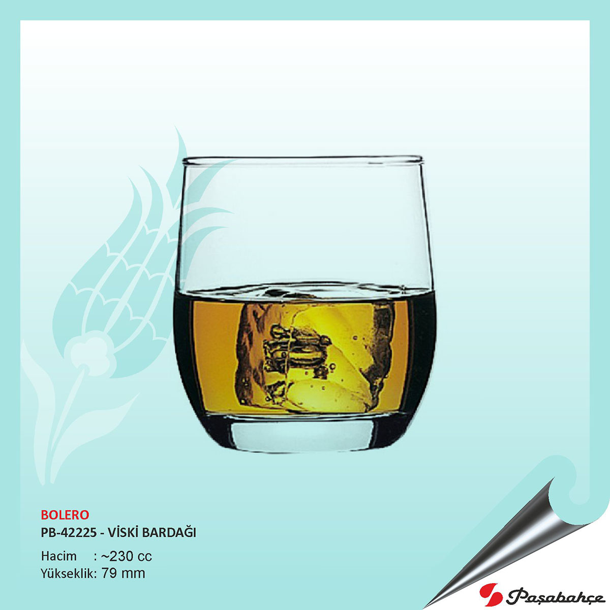 Bolero Pb-42225 - Viski Bardağı 230 cc 500