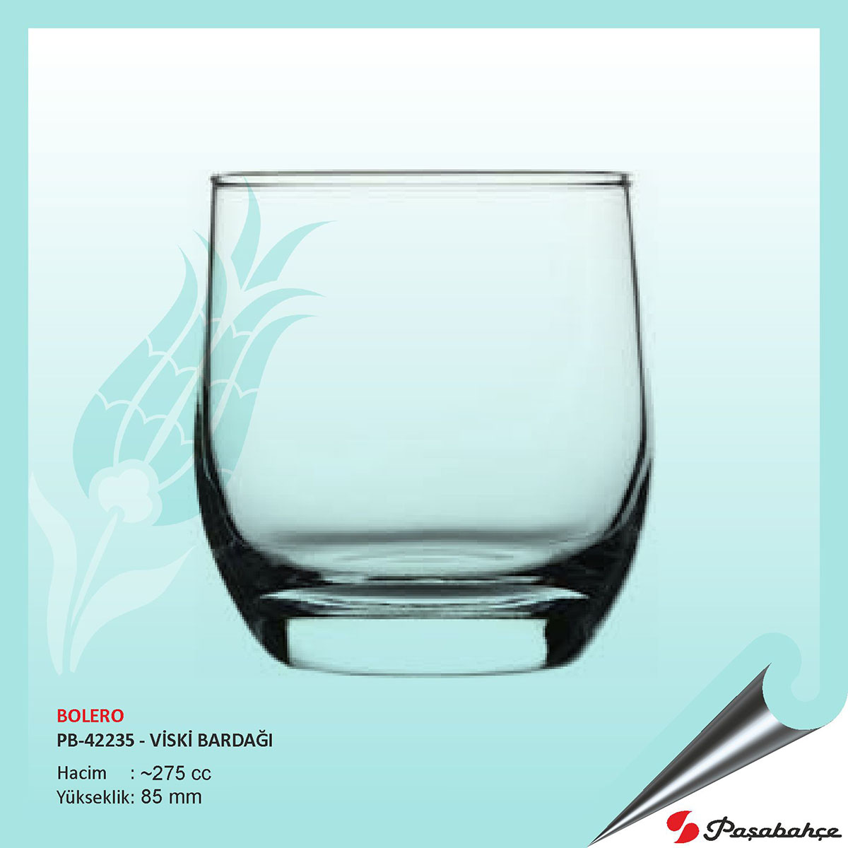 Bolero Pb-42235 - Viski Bardağı 275 cc 500