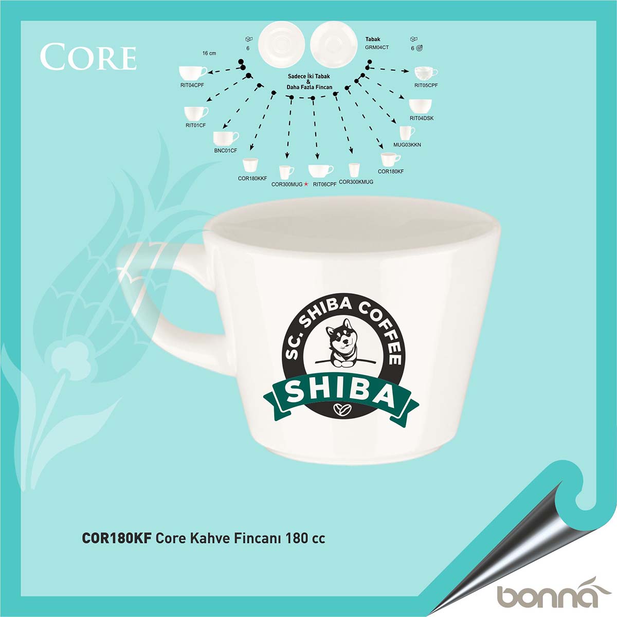 Core Kahve Fincanı 180 cc