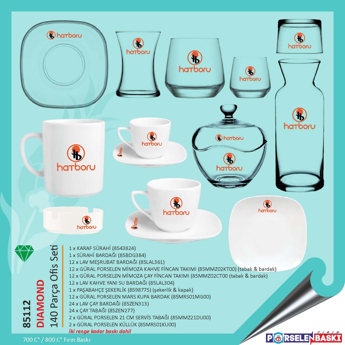 Baskılı Diamond 140 Parça Ofis Seti Baskılı Diamond 140 Parça Ofis Seti