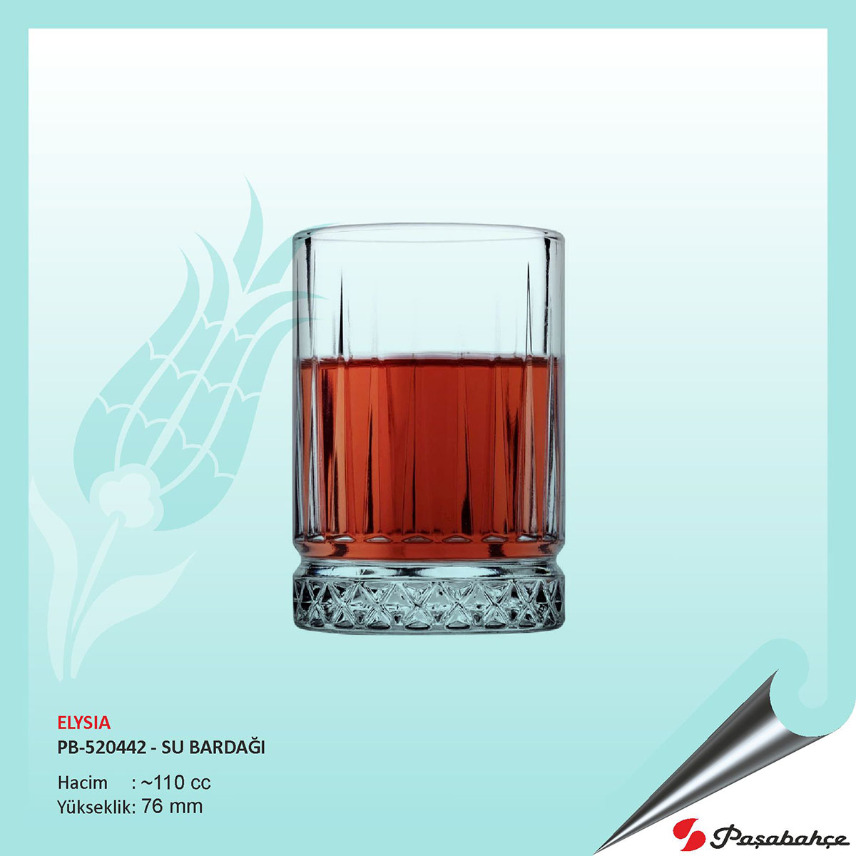 Elysia Su Bardağı 110 cc 240 Elysia Su Bardağı 110 cc 240