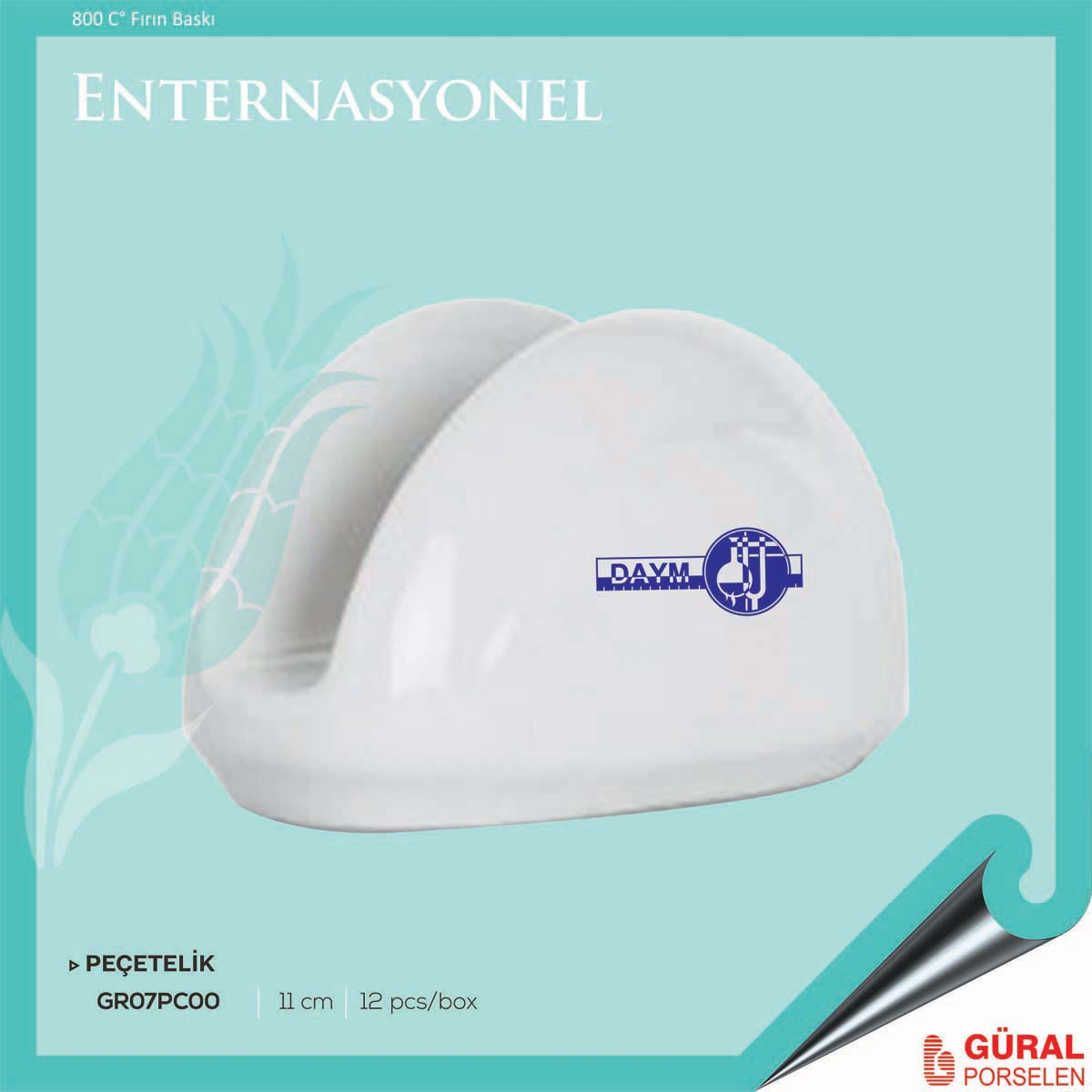 Baskılı Enternasyonel-Peçetelik 11 cm