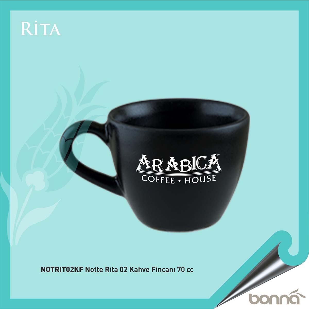 Notte Rita 02 Kahve Fincanı 70 cc