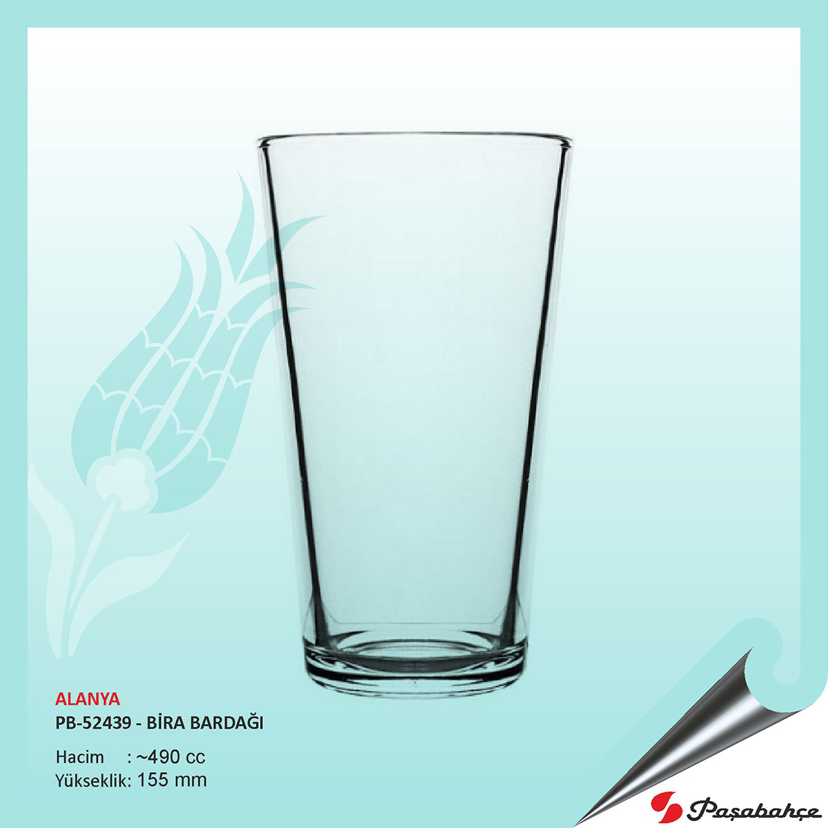 Alanya Bira Bardağı 1000