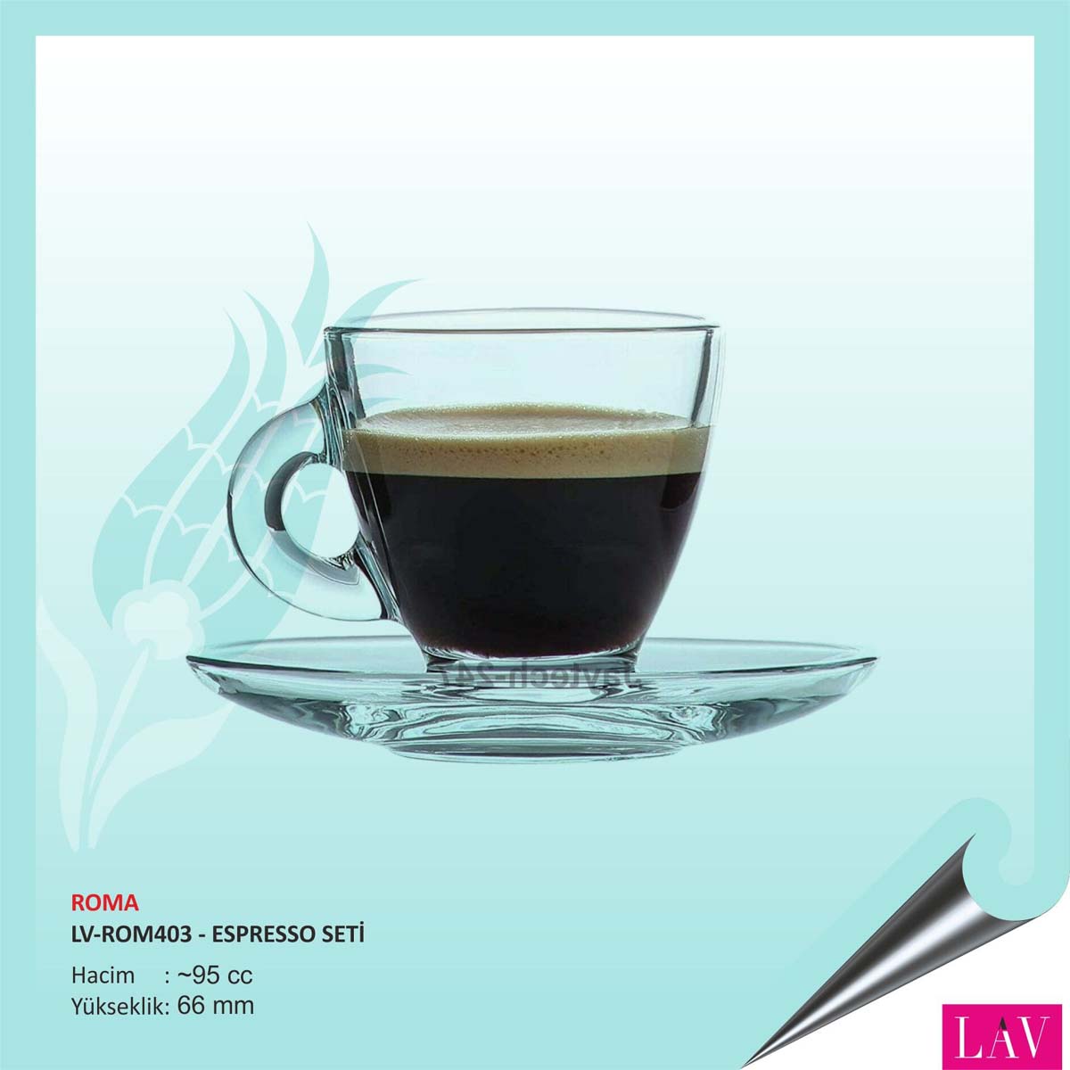 Roma Ekspresso Seti 95 cc 60