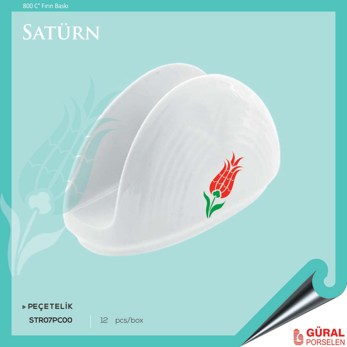 Baskılı Satürn Peçetelik