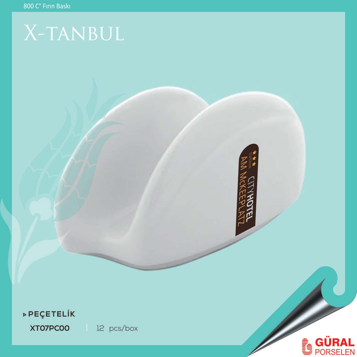 Baskılı X-tanbul Peçetelik