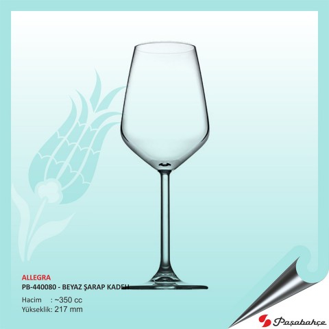 Allegra Pb-440080 - Beyaz Şarap Kadeh 350 cc 48