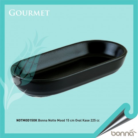 Baskılı Bonna Notte Mood 15 cm Oval Kase 225 cc