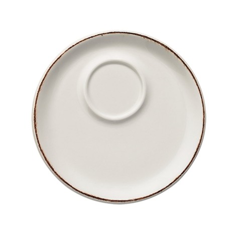 Baskılı Bonna Retro Banquet Porselen Espresso Fincan Tabağı 12cm