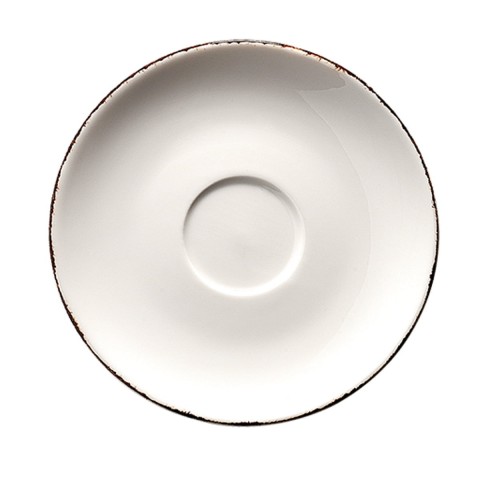 Baskılı Bonna Retro Porselen Türk Kahve Fincan Tabağı 12cm