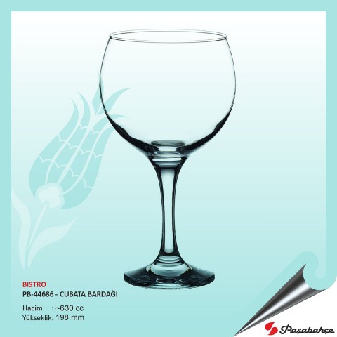 Bıstro Pb-44686 - Cubata Bardağı Kadeh 630 cc 120