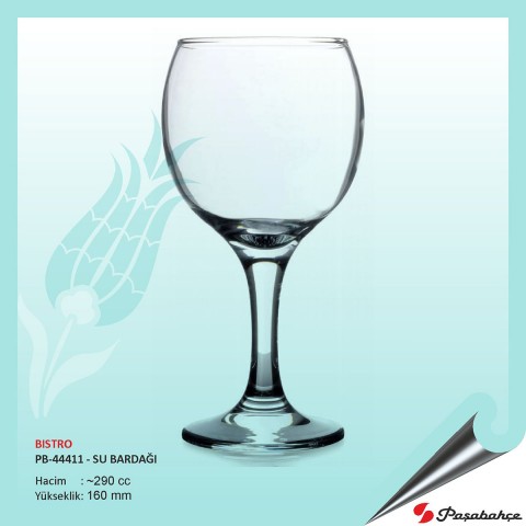 Bıstro Pb-44411 - Su Bardağı Kadeh 290 cc 48