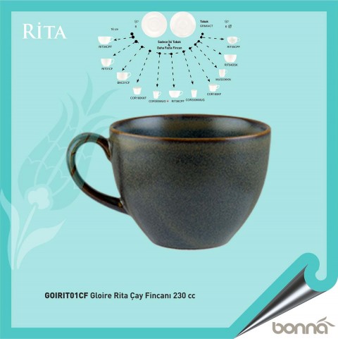 Gloire Rita Çay Fincanı 230 cc