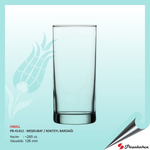 Hıball Pb-41412 - Meşrubat / Kokteyl Bardağı 285 cc 1000