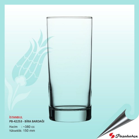 İstanbul Pb-42263 - Baskılı Bira Bardağı 485 cc
