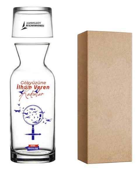 Baskılı Karaf Başucu Sürahi 700 Ml