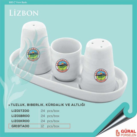 Baskılı Lizbon Baharat Altlığı