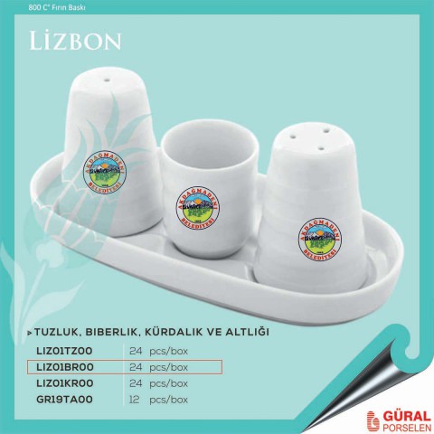 Baskılı Lizbon Biberlik