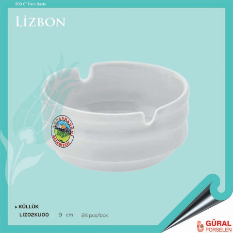 Baskılı Lizbon Küllük