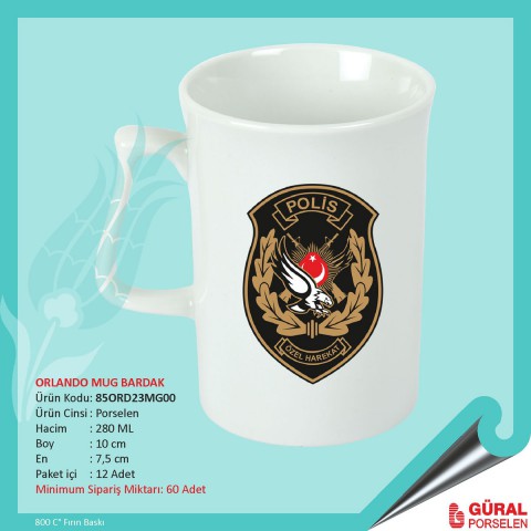 Baskılı Orlando Mug Kupa Bardak
