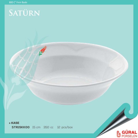 Baskılı Satürn Kase 15 cm