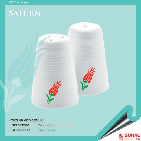 Baskılı Satürn Tuzluk