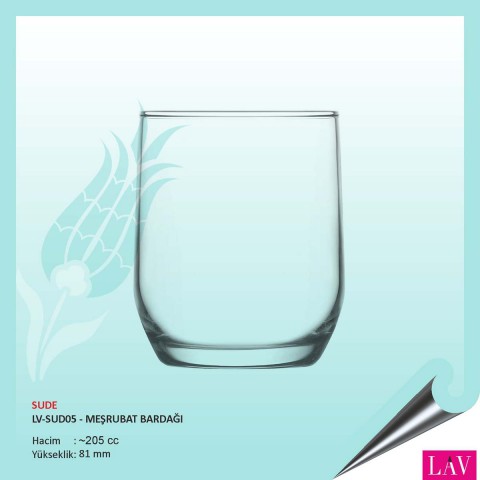 Sude Su Bardağı 205 cc 120