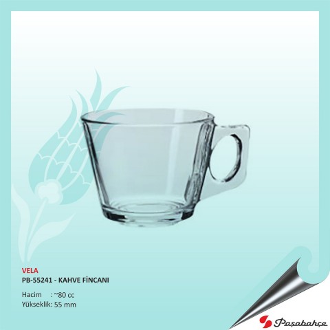 Vela Pb-55241 - Baskılı Kahve Fincanı 80 cc