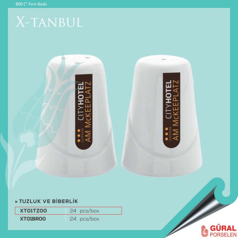 Baskılı X-tanbul Tuzluk